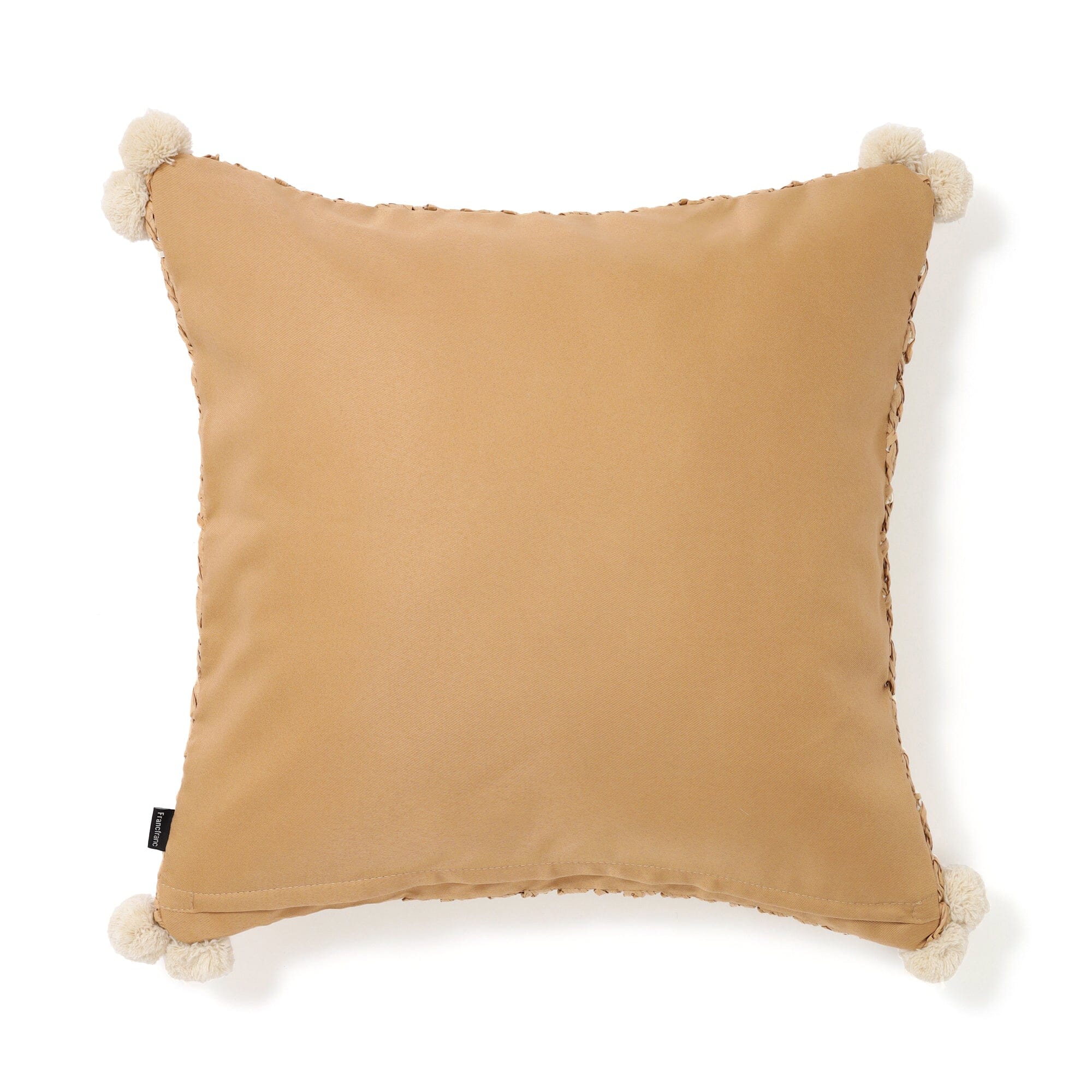 Paper Crochet Cushion Cover 450 X 450 Natural x Ivory