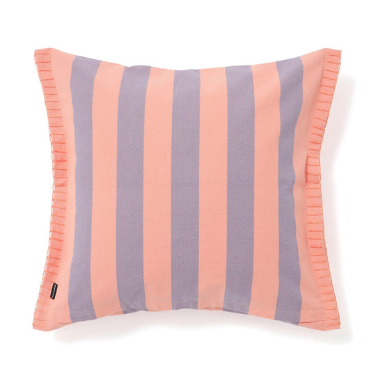 Stripe Stitch Cushion Cover 450 X 450 Purple x Orange