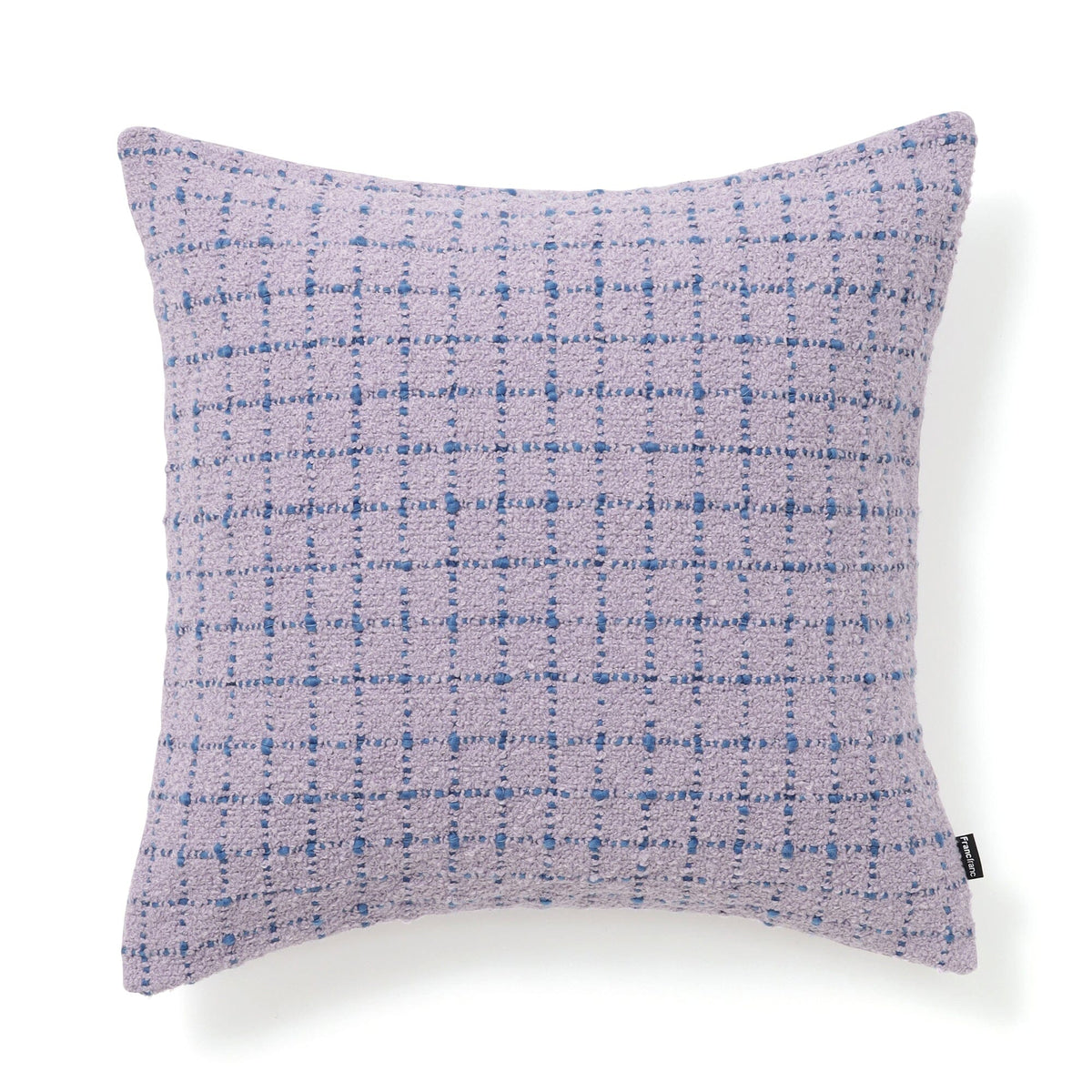 Weave Check Cushion Cover 450 X 450  Purple X Blue
