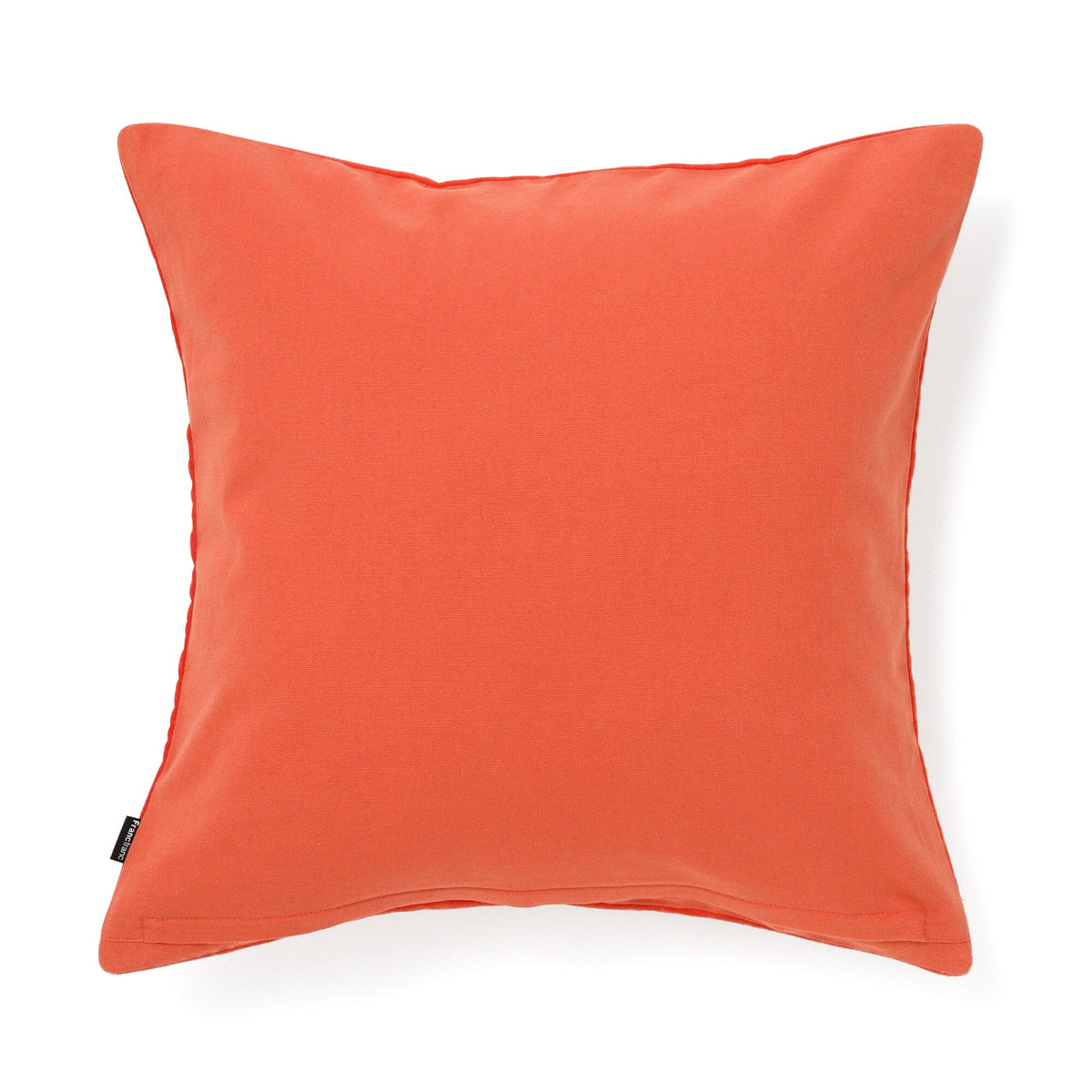 Emb Flower Cushion Cover 450 X 450  Orange