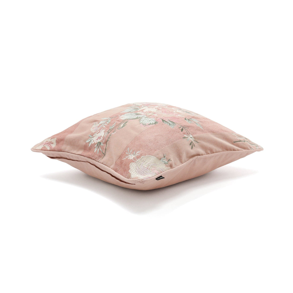 Emb Flower Cushion Cover 450 X 450  Pink