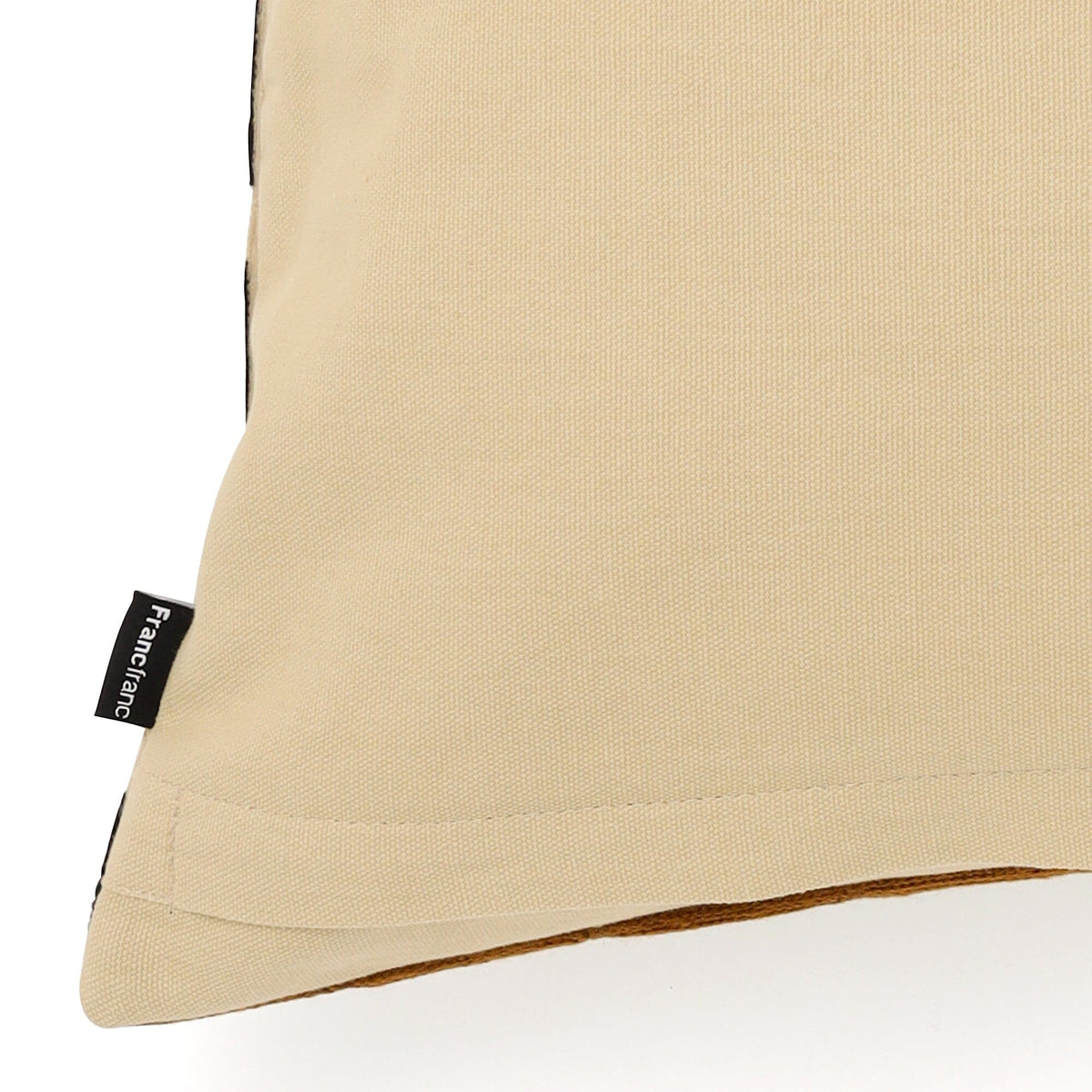 Emb Geometric Cushion Cover 450 X 450  Beige