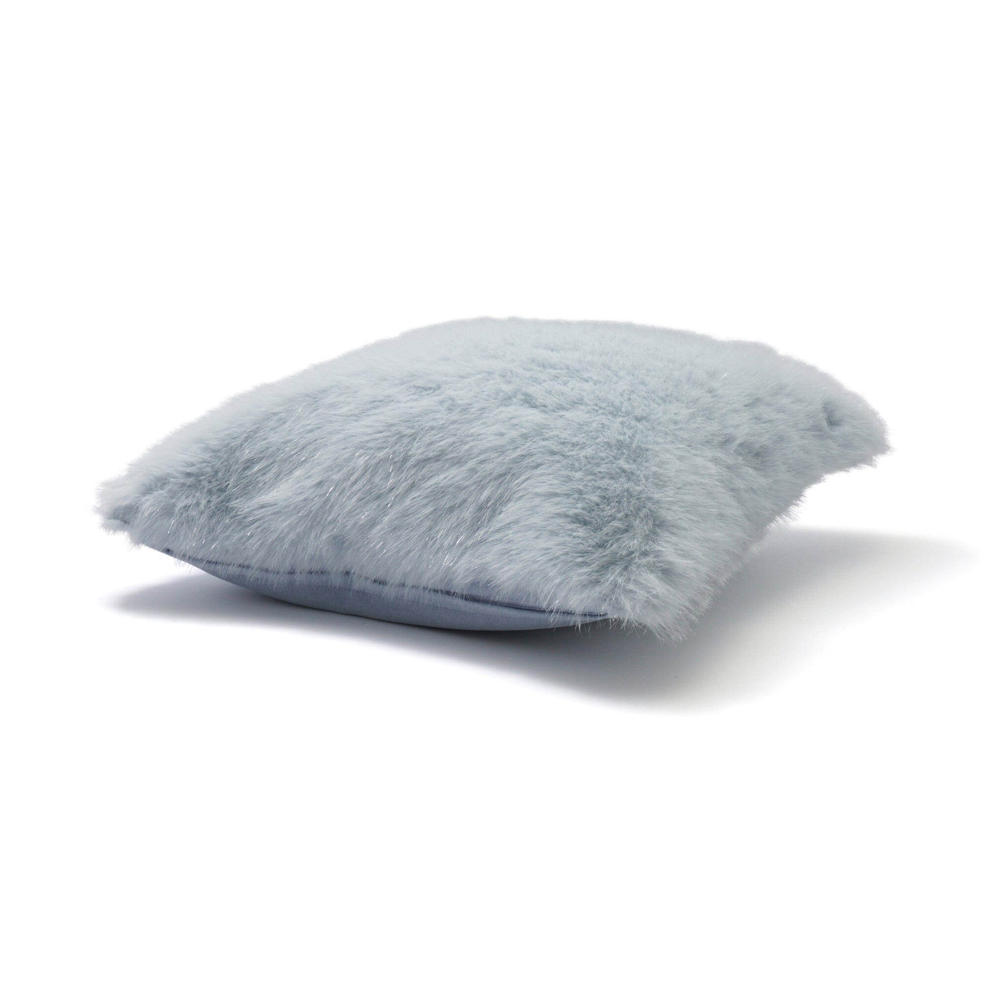 Eco Fur Cushion Cover 450 X 450 Light Blue
