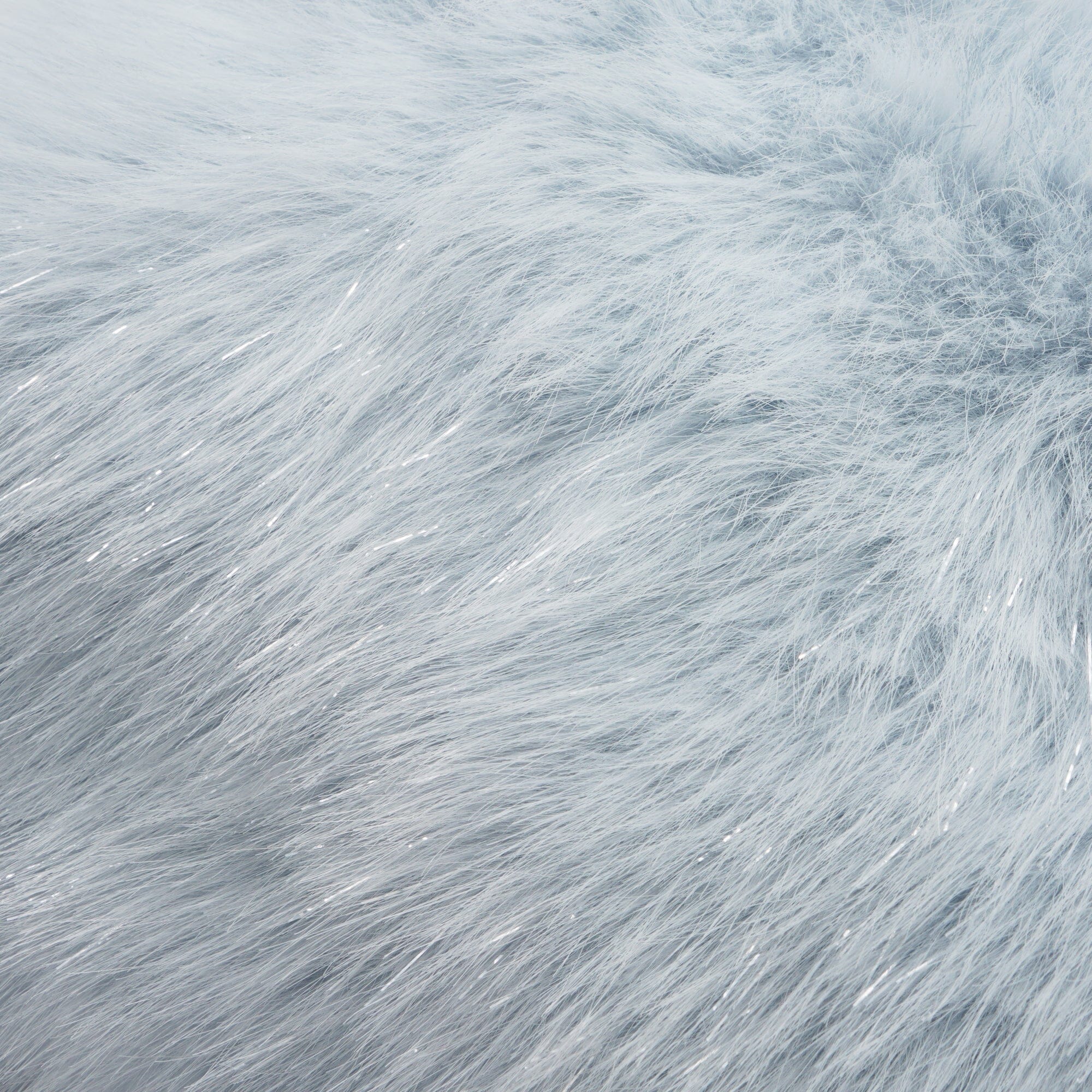 Eco Fur Cushion Cover 450 X 450 Light Blue