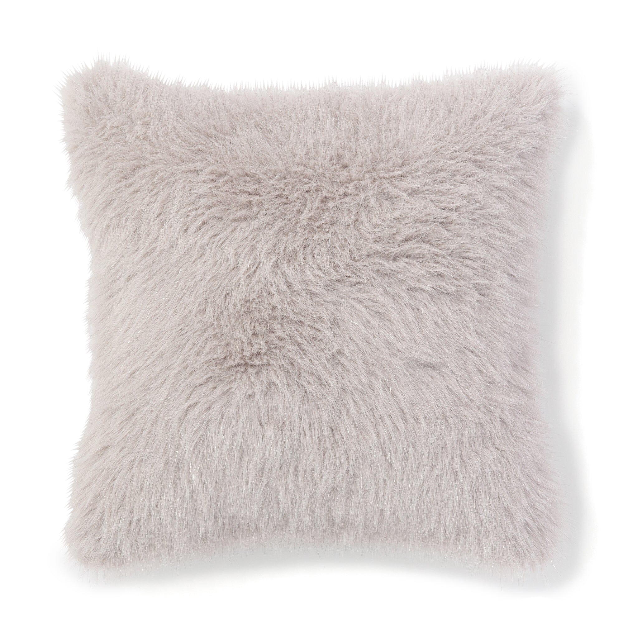 Eco Fur Cushion Cover 450 X 450 Light Purple