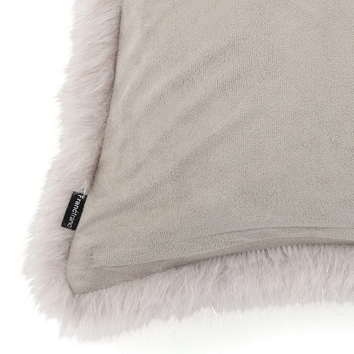 Eco Fur Cushion Cover 450 X 450 Light Purple