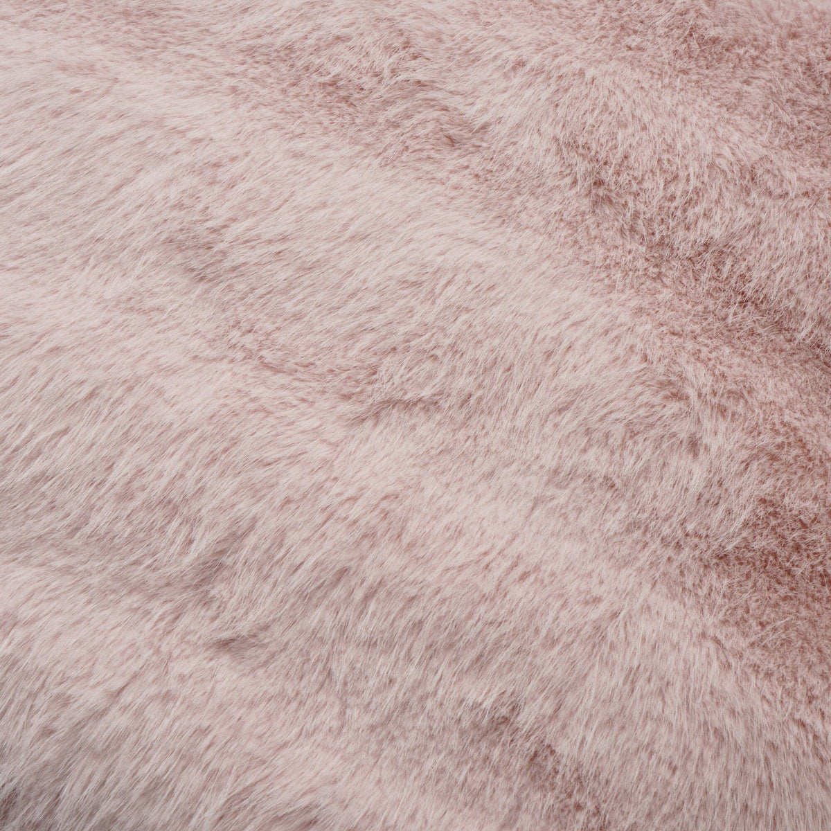 Eco fur Cushion Cover 450 X 450 Light Pink