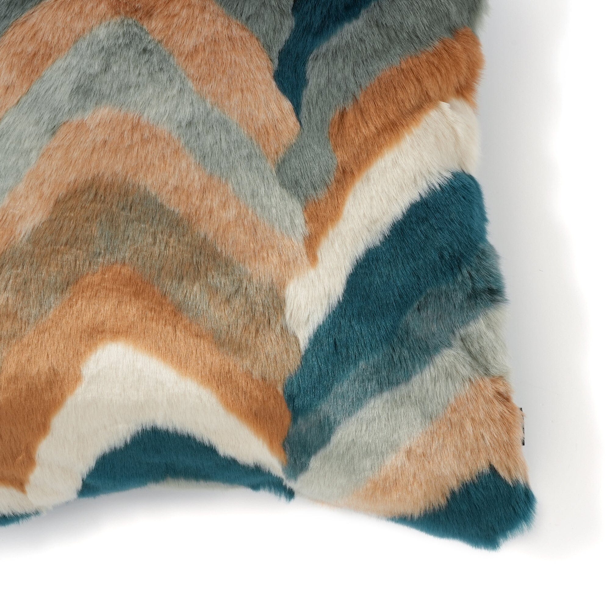 Eco Fur Cushion Cover 450 X 450 Multicolor