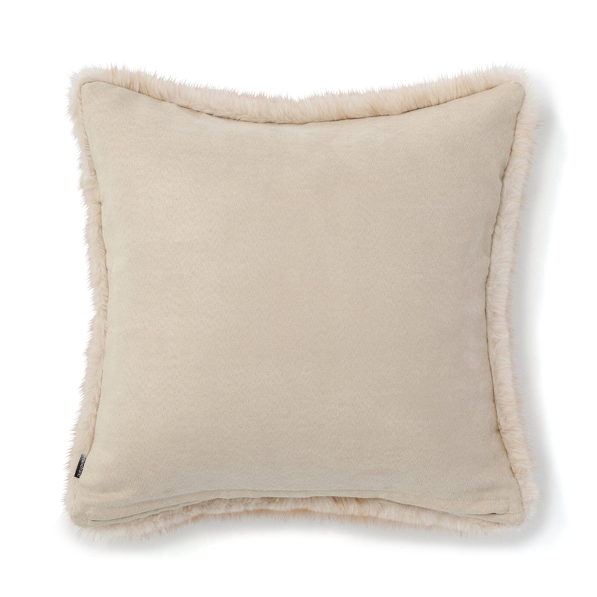 Eco Fur Cushion Cover 450 X 450 Cm Light Beige