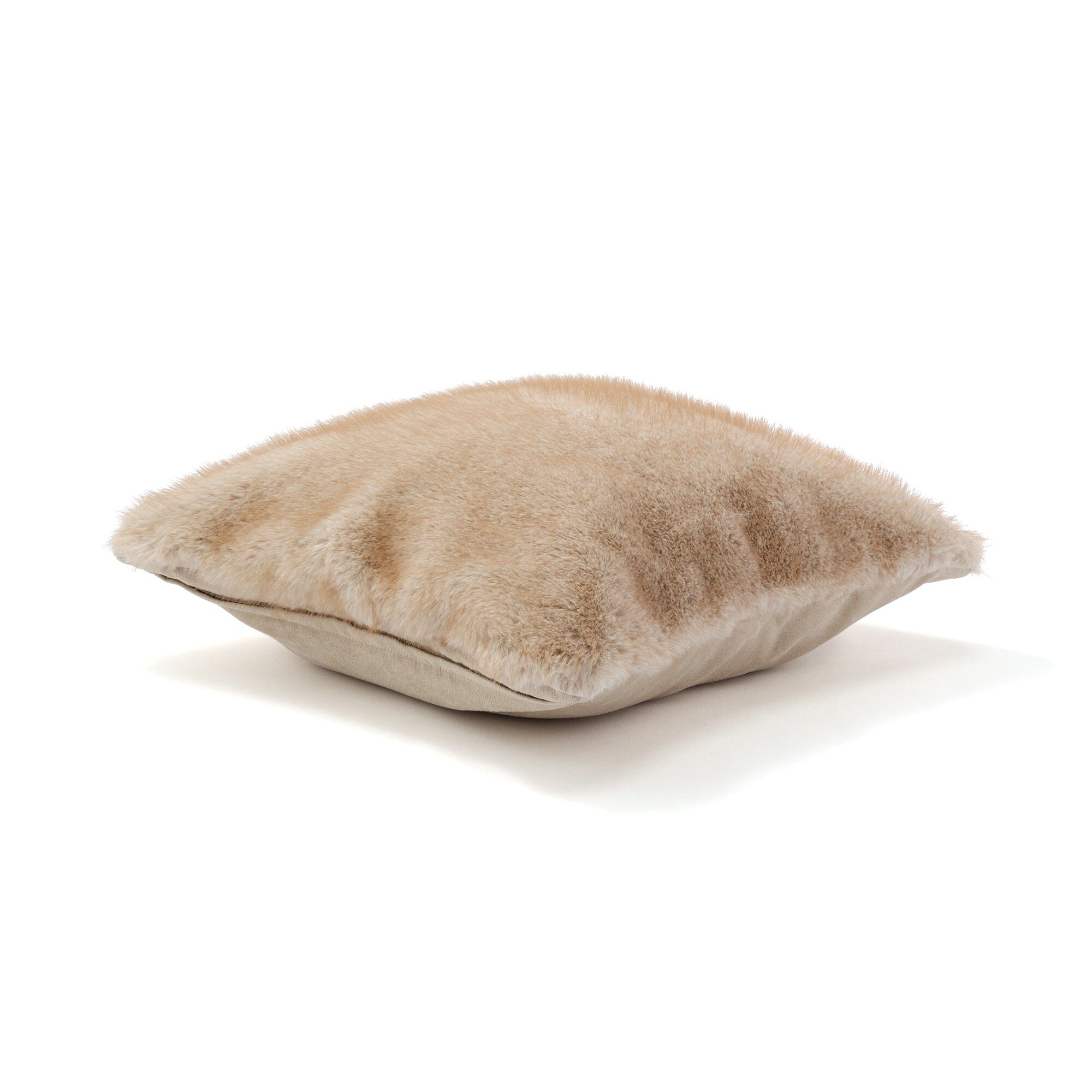 Eco Fur Cushion Cover 450 X 450 Cm Light Beige