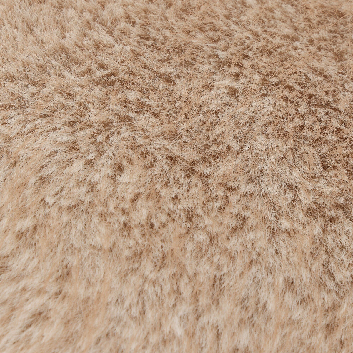 Eco Fur Cushion Cover 450 X 450 Cm Light Beige