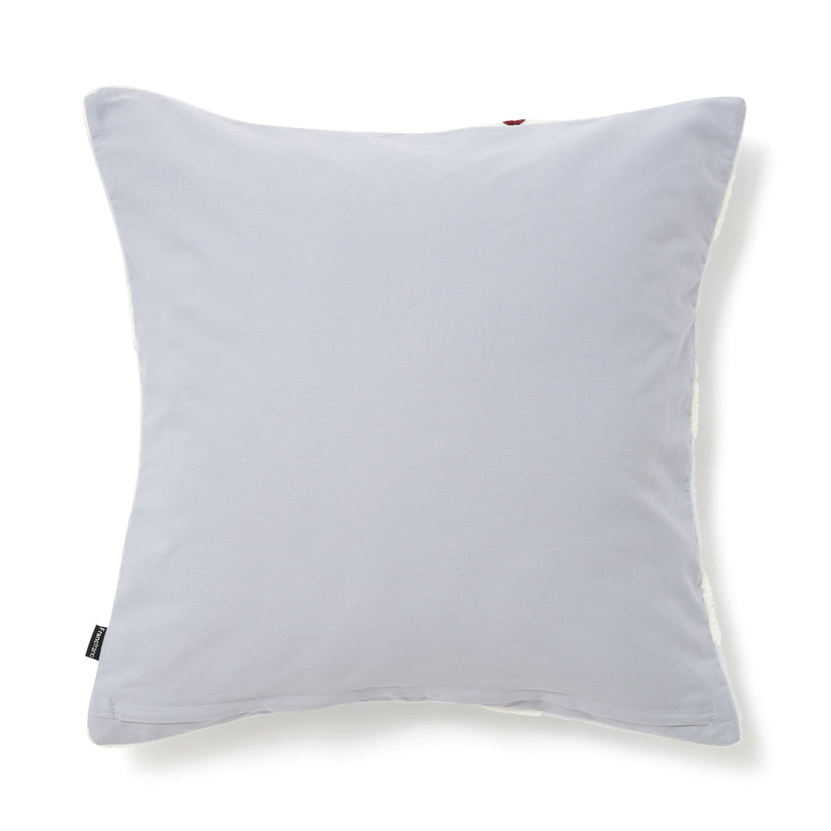 Emb Flower Cushion Cover 450 X 450  Light Blue