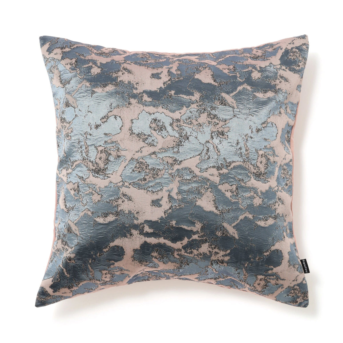 Jq Metallic Cushion Cover 450 X 450  Pink X Blue