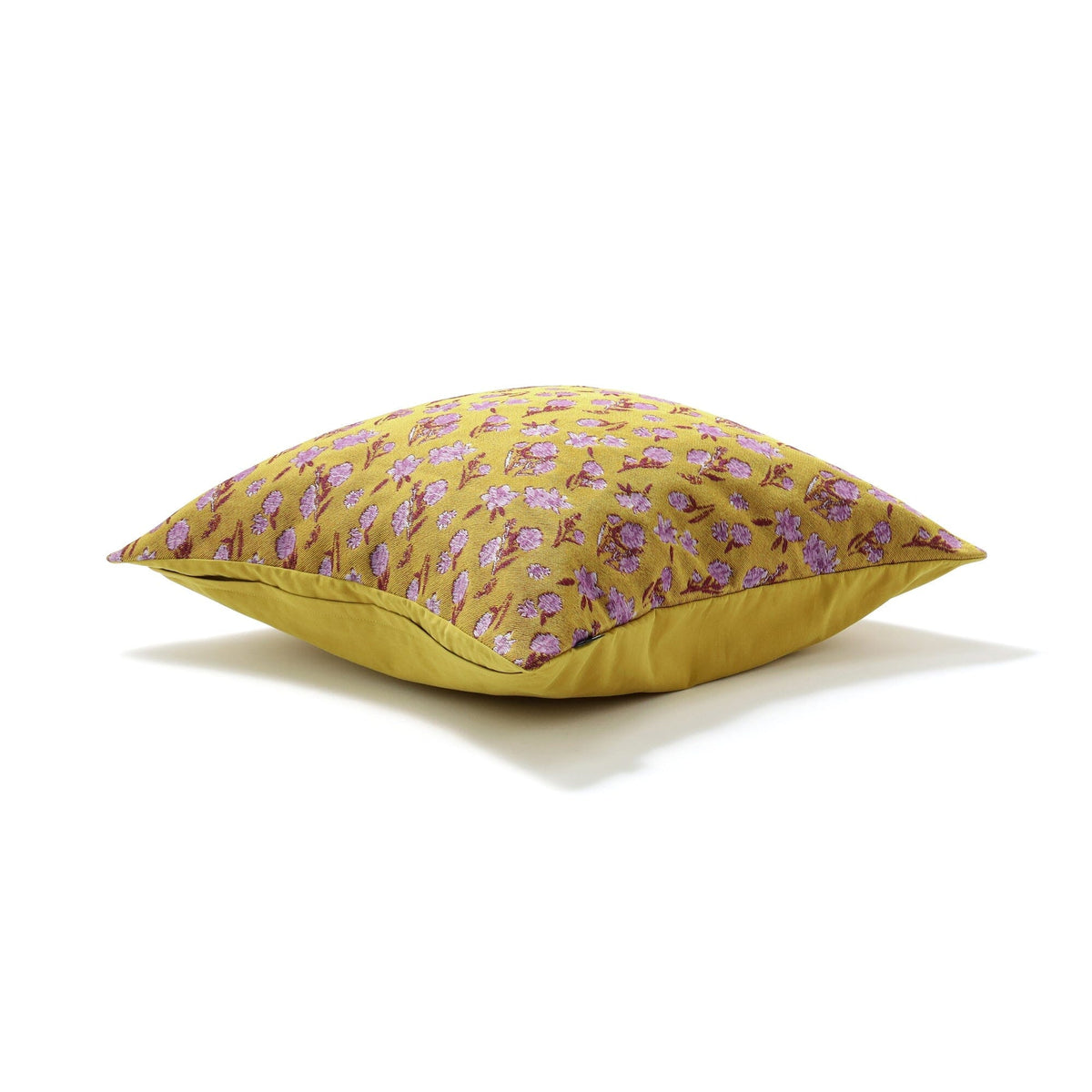 Jq Flower Cushion Cover 450 X 450  Yellow X Purple