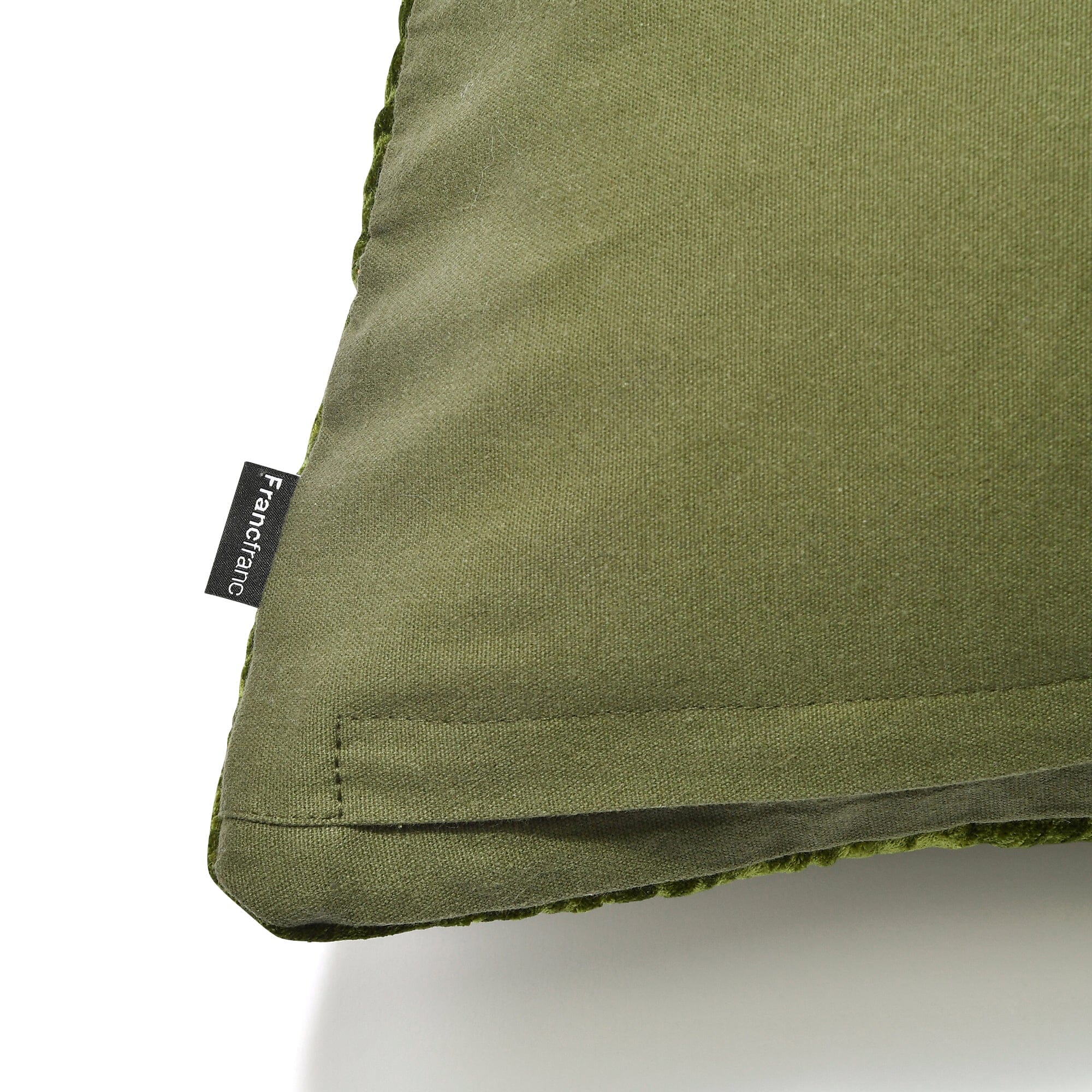 Velvet Dot Cushion Cover 450 X 450  Green