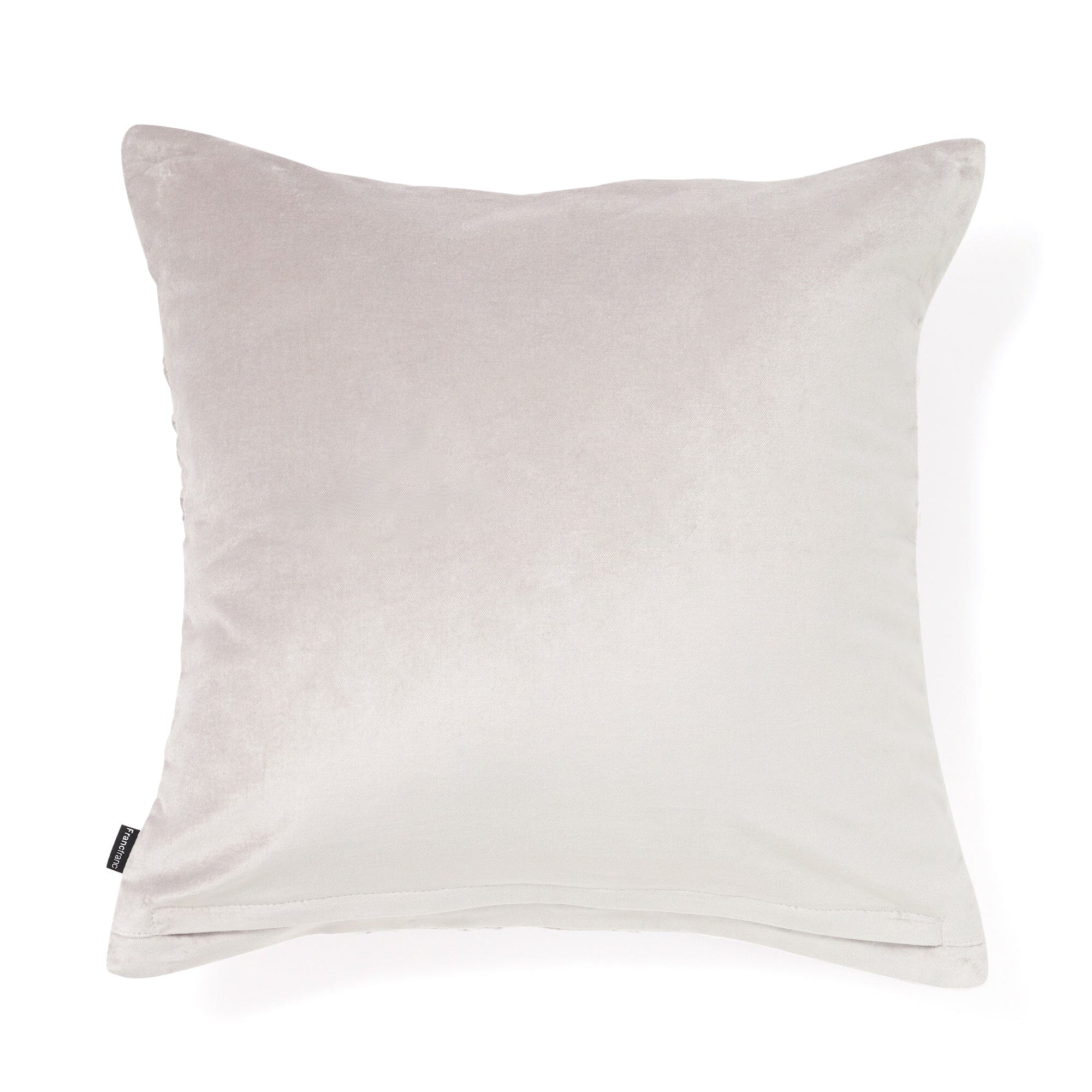 Square Gathered Cushion Cover 450 X 450  Light Gray