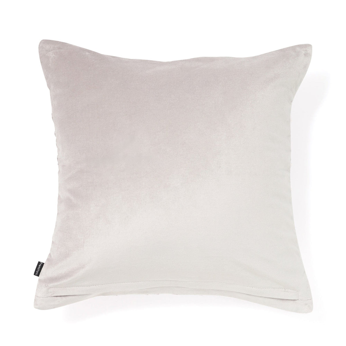 Square Gathered Cushion Cover 450 X 450  Light Gray