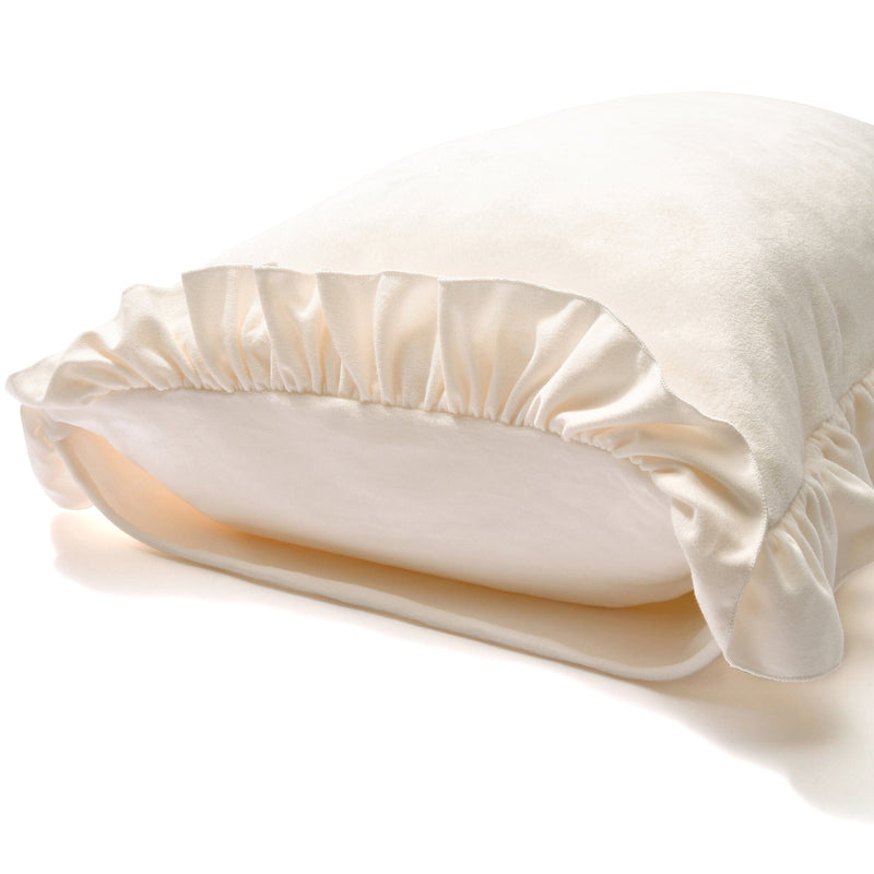 Warmy Argan Oil Frill Pillow Case 700 X 500White