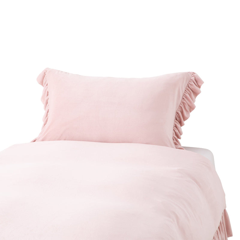 Warmy Argan Oil Frill Pillow  Case 700 X 500Pink