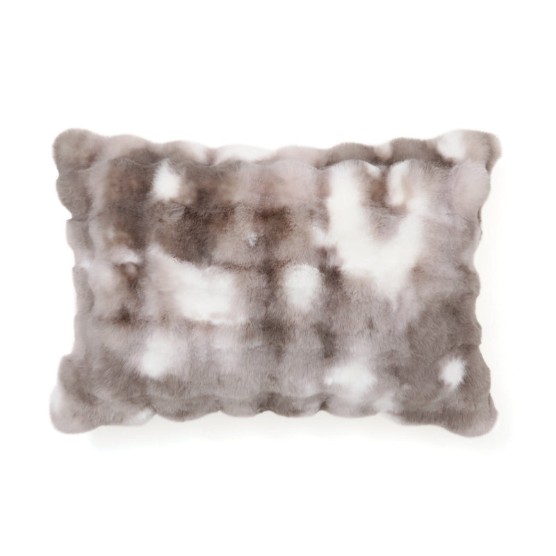 Warmy Pokomoko Fur Pillowcase Gray