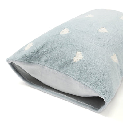 Warmy Heart Pillowcase 700 X 500 Blue