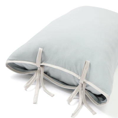 Cica Satin Ribbon Pillowcase 700 X 500 Blue