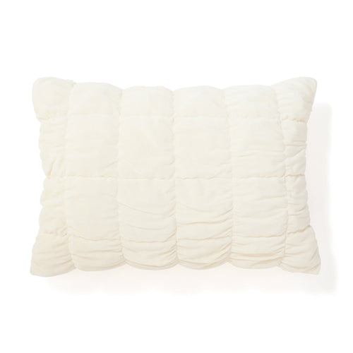 Warmy Square Quilt Pillowcase 700X500Mm Ivory