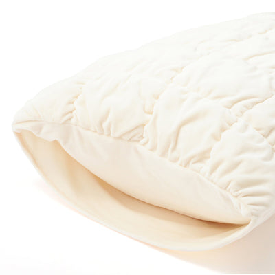 Warmy Square Quilt Pillowcase 700X500Mm Ivory