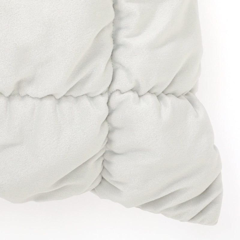 Warmy Square Quilt Pillowcase 700X500 Gray