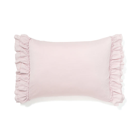 Fuwaro Cooling Pillow Cover  Frill Pink