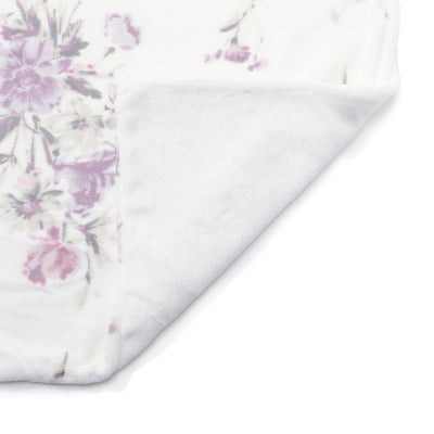 WARMY Botanical Flower Comforter Case Double Pink