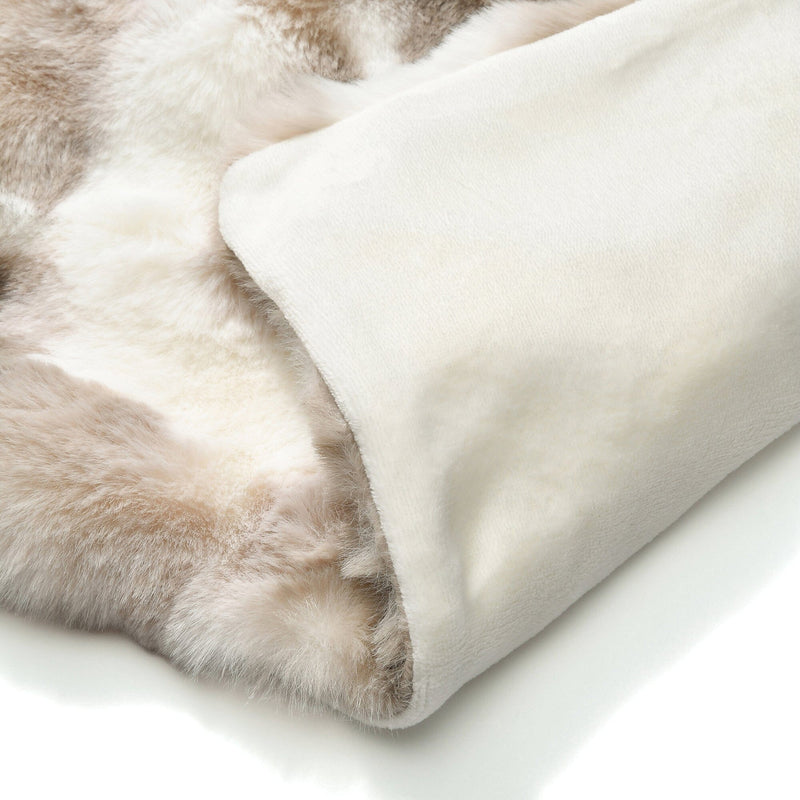 WARMY Pocomoko Fur Comforter Case Double Grey