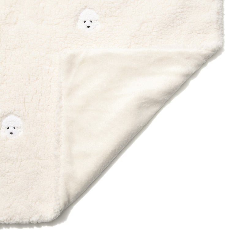 Warmy Poodle X Boa Duvet Cover Single Ivory