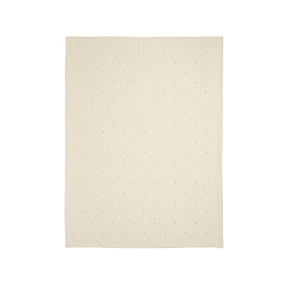 Daisy Embroidery Comforter Case Double Ivory