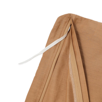 Daisy Embroidery Comforter Case Double Beige