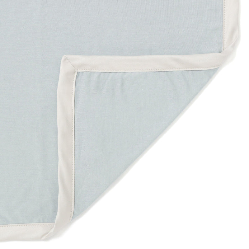 Cica Satin Ribbon Duvet Cover Single Blue