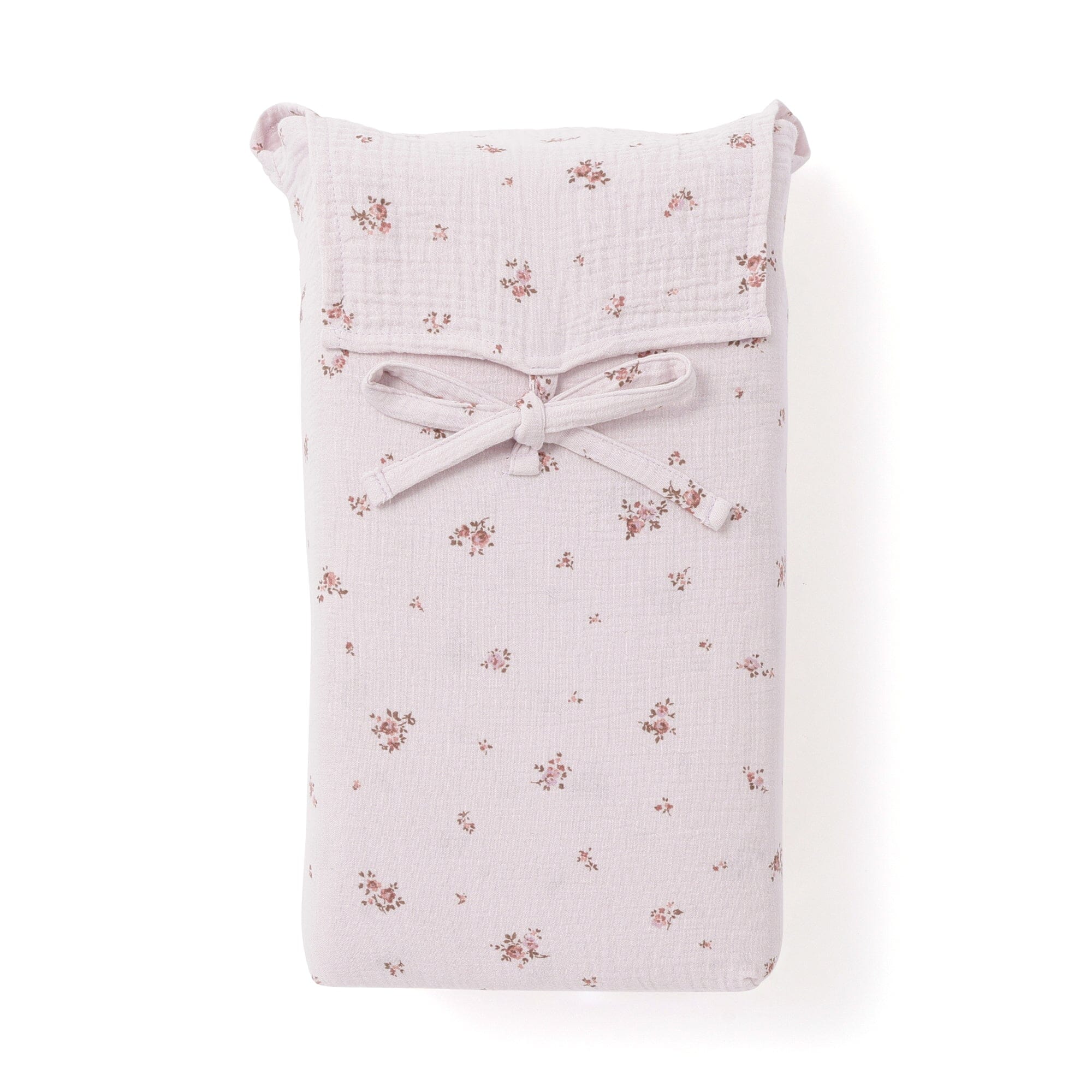 Frill Gauze Small Flower Comforter Case Single Pink