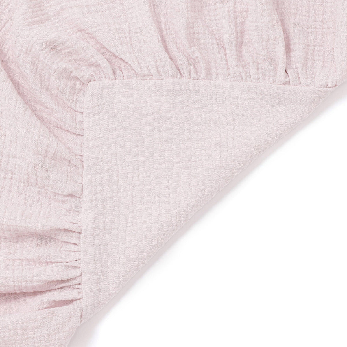 Frill Gauze Small Flower Comforter Case Double Pink