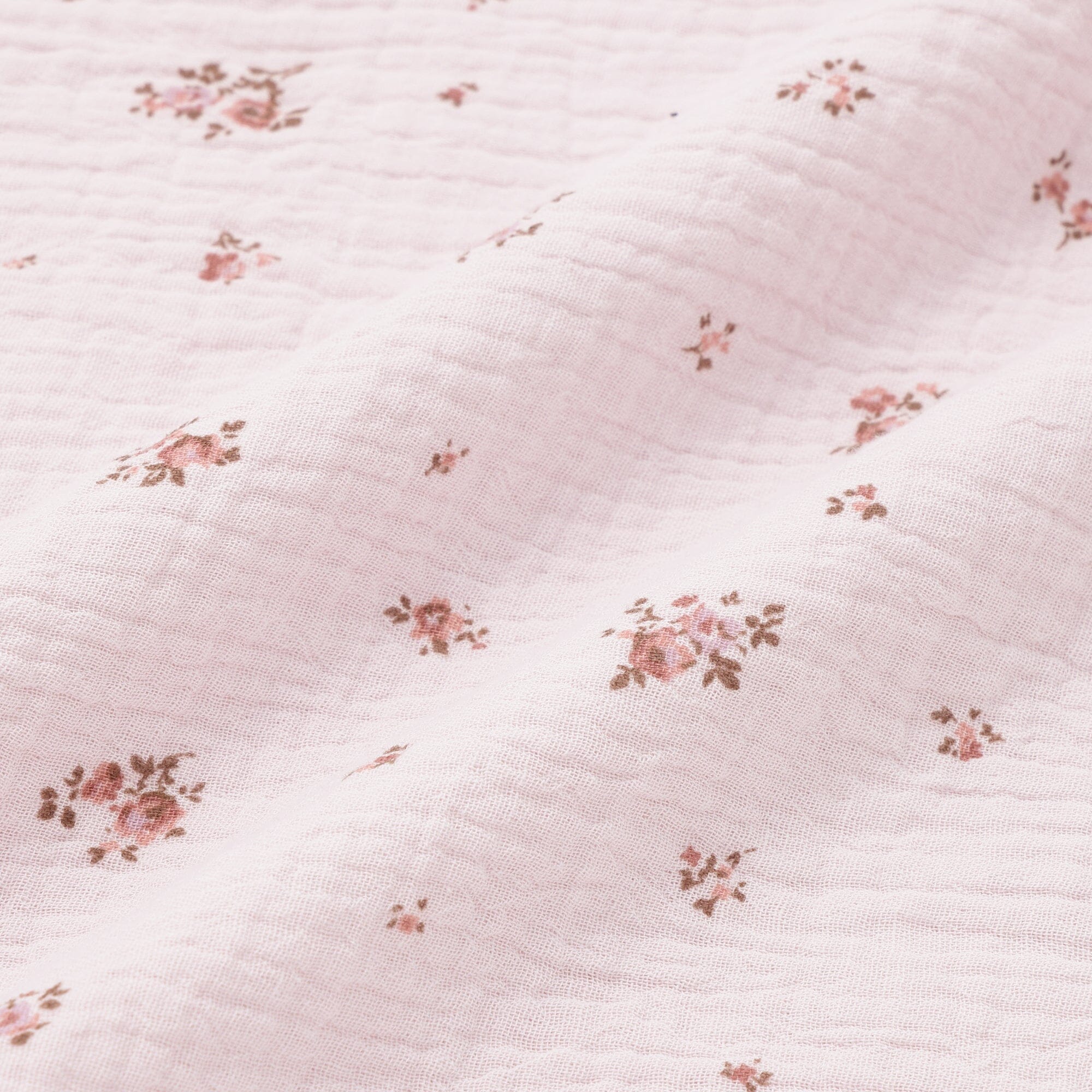 Frill Gauze Small Flower Comforter Case Double Pink