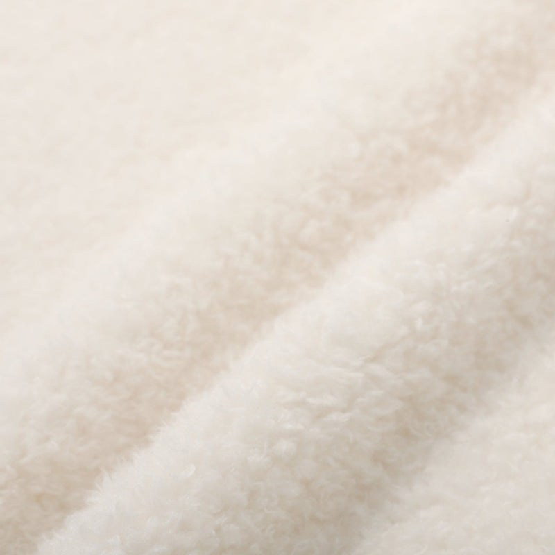 Howamoko Frill Throw (Knee Blanket) 1500 X 800 Ivory