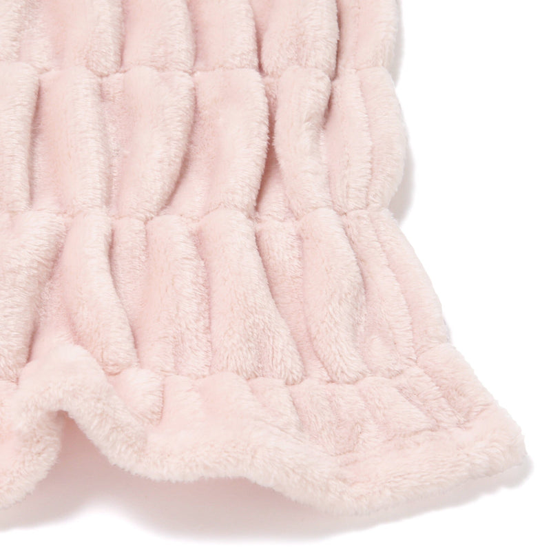 Fluffy Ripple Throw (Knee Blanket) 1500 x 800 Pink