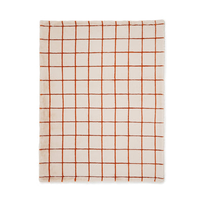 Fur Throw  1700 X 1300 Orange