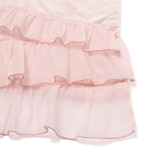Smooth Frill Throw Single 1500 X 800 Pink