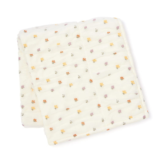 Tulle Embroidery Throw 1400 X 1000 Ivory