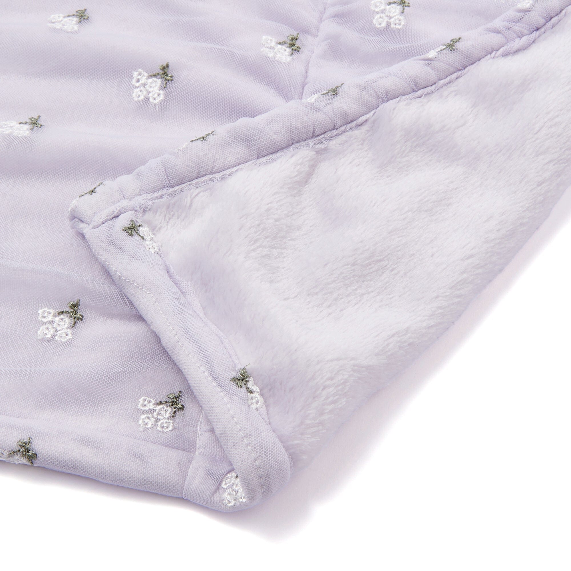 Tulle Embroidery Throw 1400 X 1000 Purple