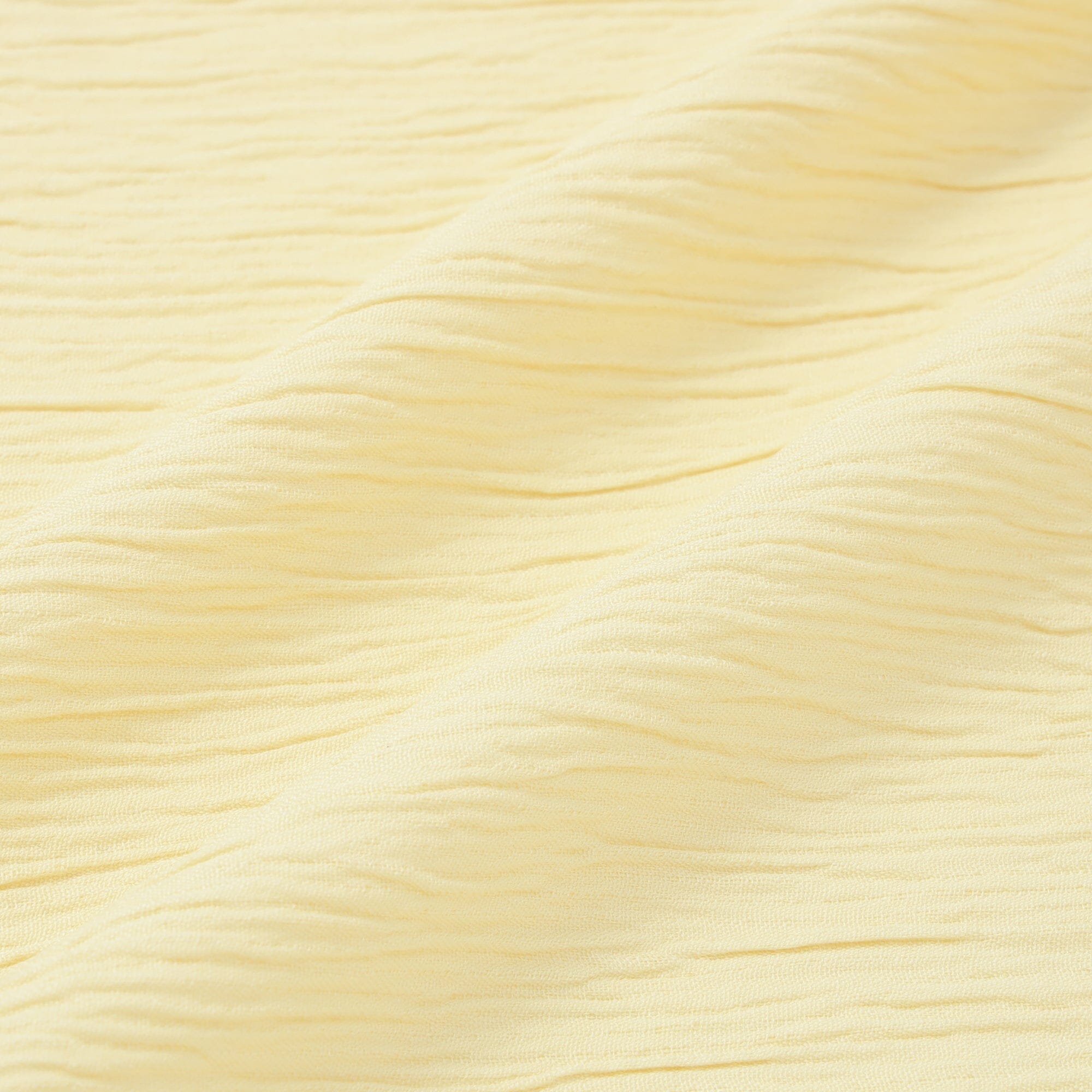 Frill Check Portable Throw 100X140 Yellow
