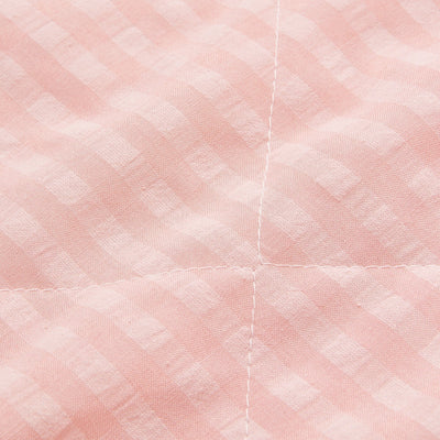 Frill Check Leisure Sheet 1400×1000 Pink