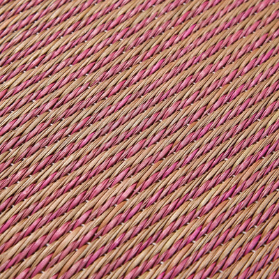 Bicolor Igusa Goza Rug L 1800×1800 Pink
