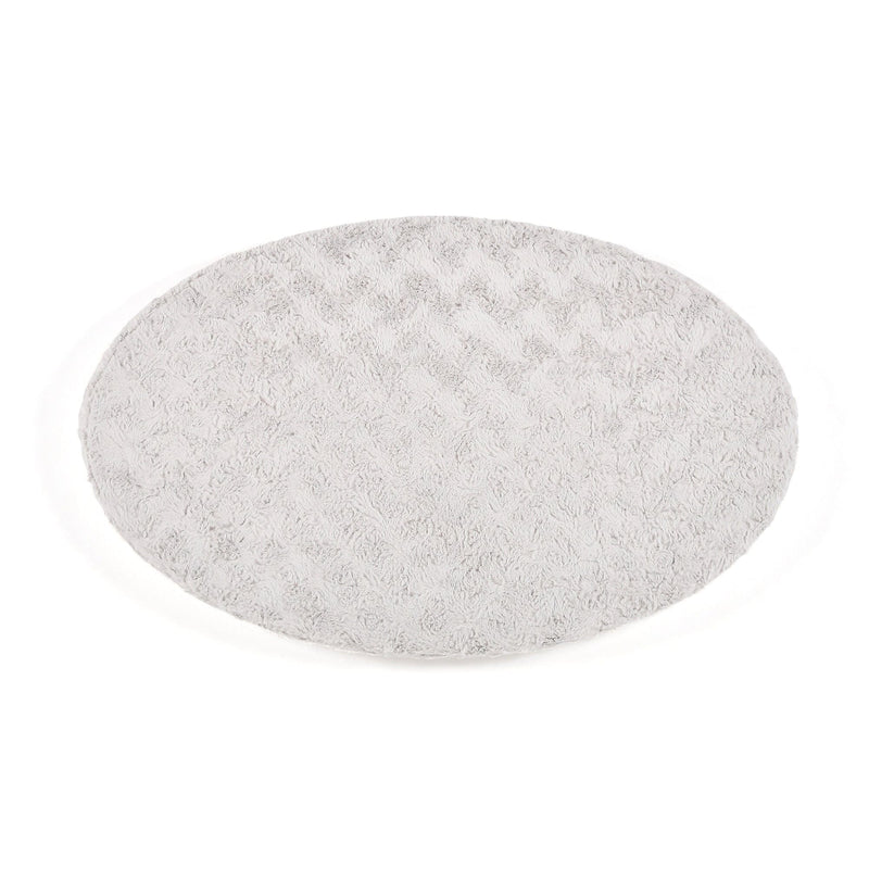 Botine Ultra Plush Oval Rug 1200 x 700 Grey