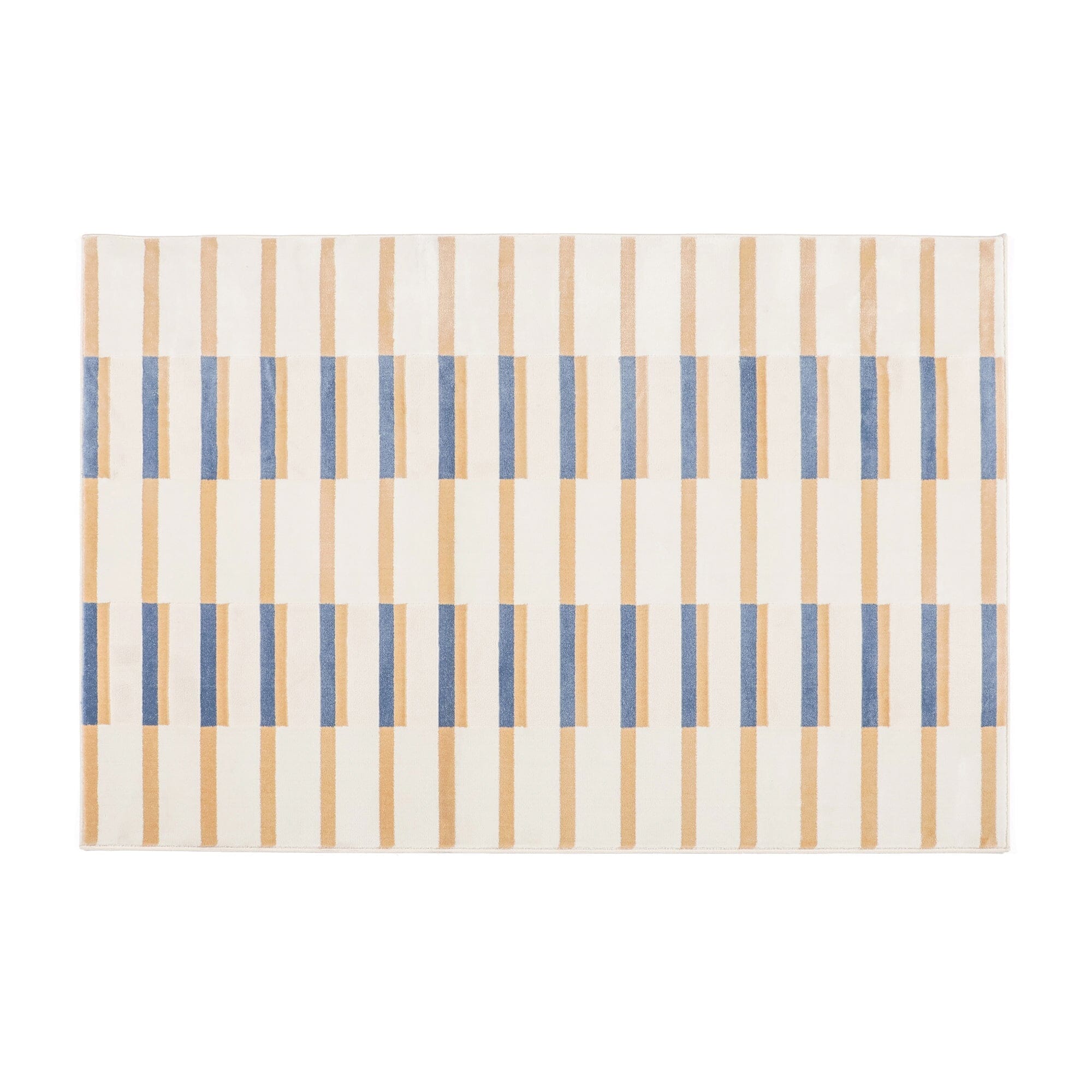 Mitte Rug Rhythm Line Large 2300 X 1600 Orange X Blue